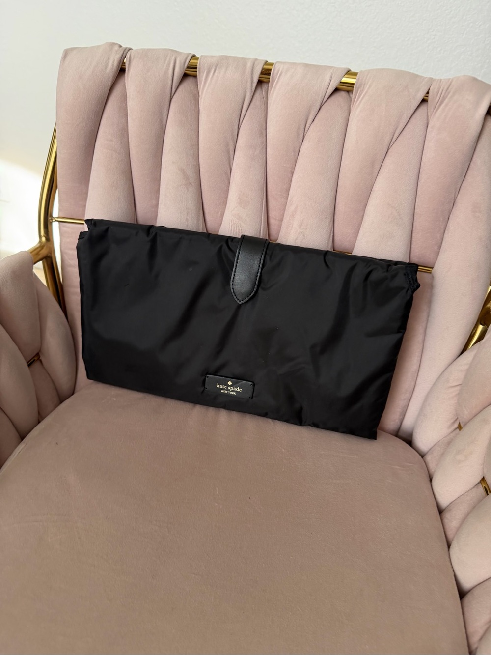 Kate Spade ♠️ Black Nylon Diaper Changing Pad - Picture 13 of 13